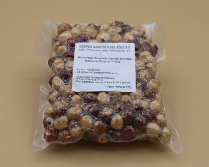 Nocciola Tostata Tonda Gentile Romana DOP Sottovuoto 250 gr